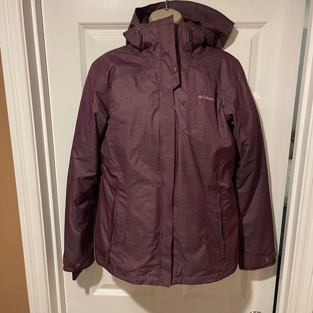 Columbia Purple Interchange Ski Jacket - Picture 1 of 16